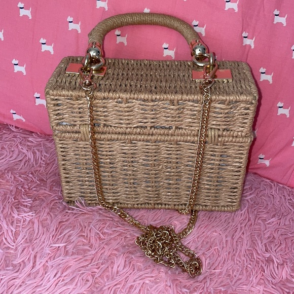 Tan Crochet Bag - Picture 3 of 9